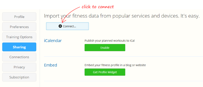 garmin connect export data