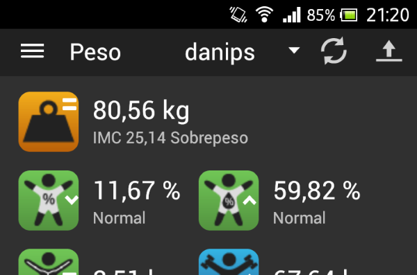 Android ANT+ Weight App: Integration with SportTracks gives Tanita owners  more options