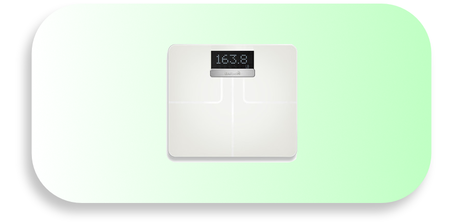 Garmin Index Smart Scale White