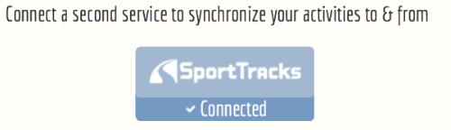 An image of the Tapiriik website being connected with SportTracks