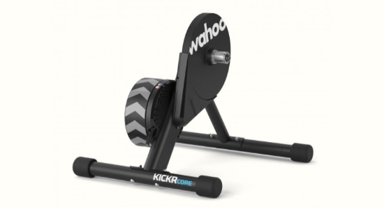 The Wahoo KICKR Core direct-drive smart bike trainer