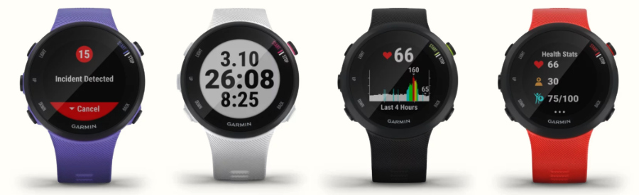 Garmin forerunner 45 online sizes