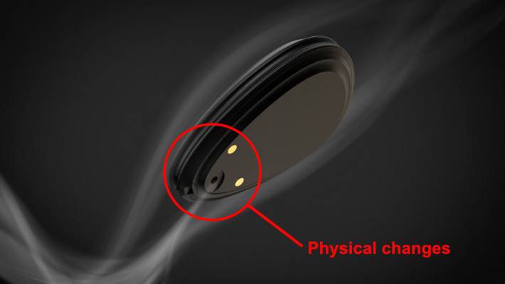 The physical changes on the New Stryd running power meter